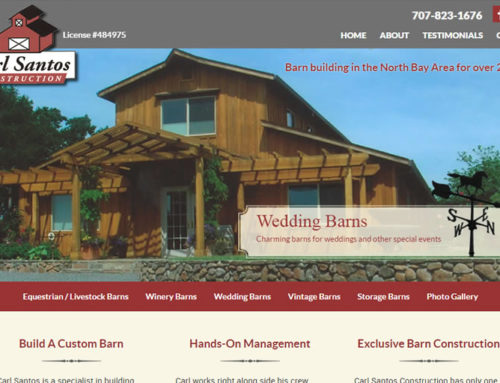 Barn Construction Web Design