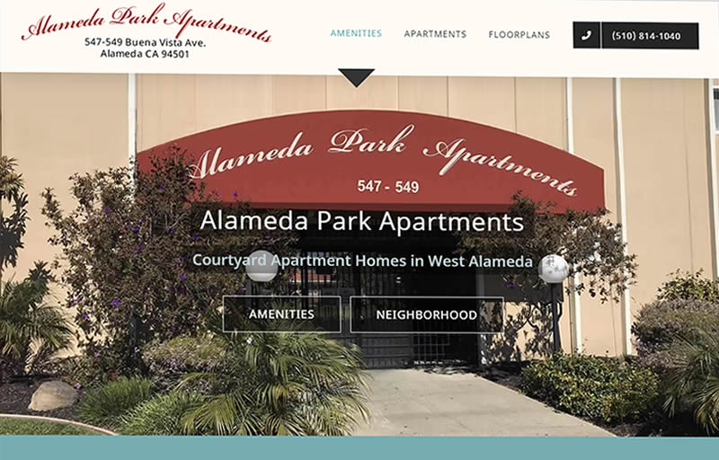 apartment housing web design